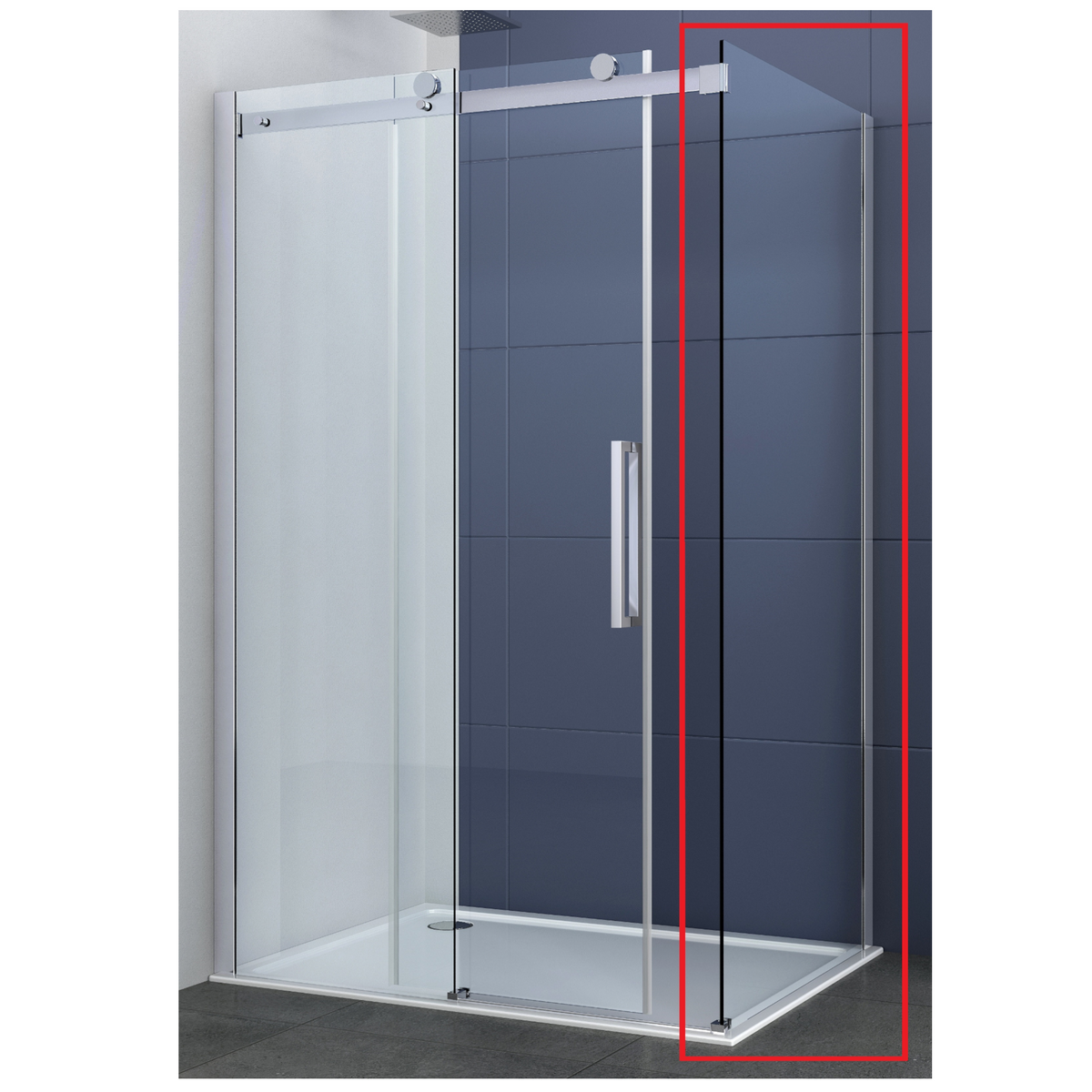 Elegance Fixglas 8 mm in 78-80 cm x H 195 cm