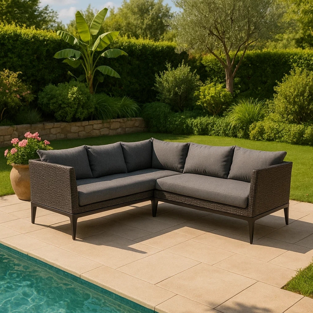 Infinity Sofa-Set inkl. Sitz- und Rückenkissen, schwarz