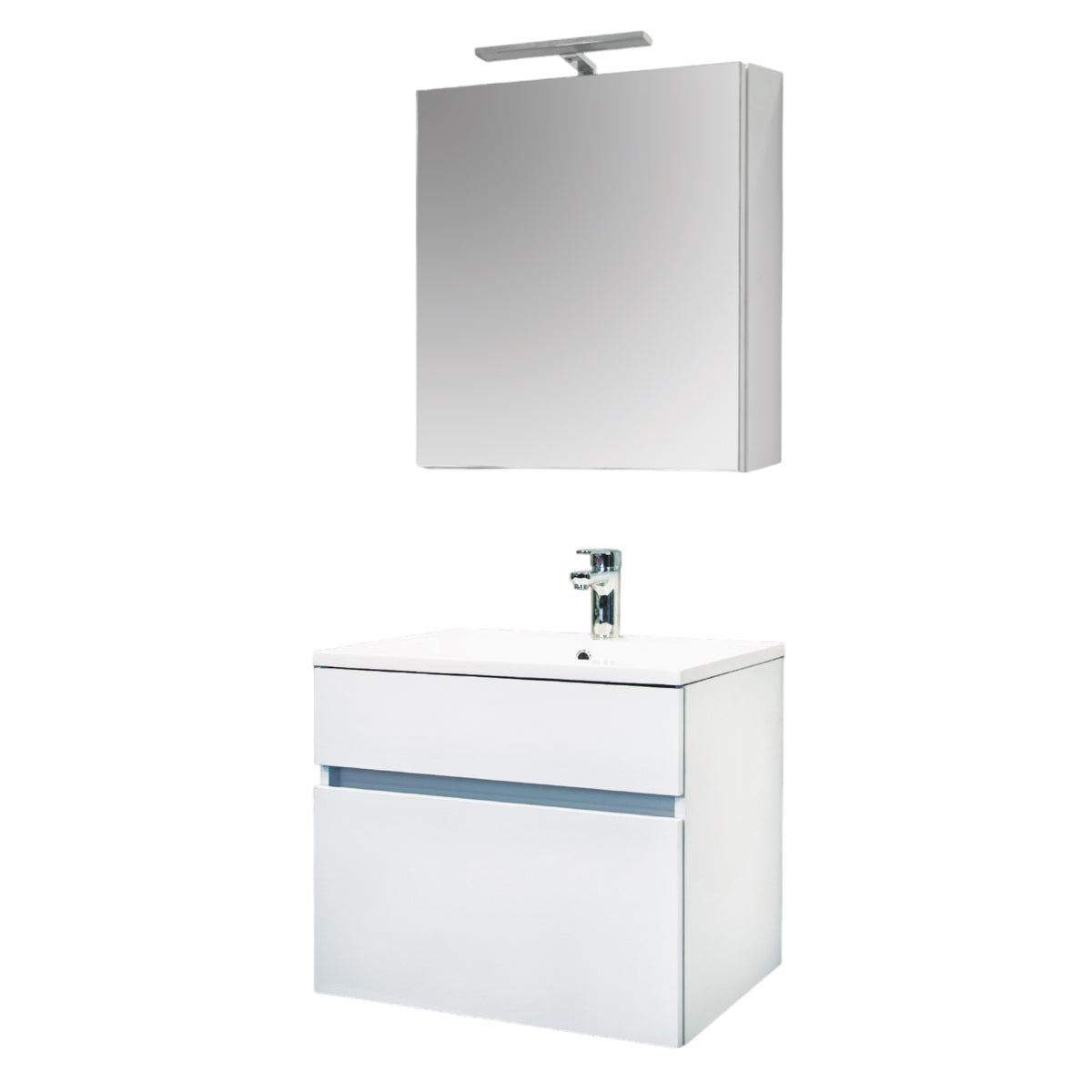 Washbasin base cabinet STELLA 60 WHITE 