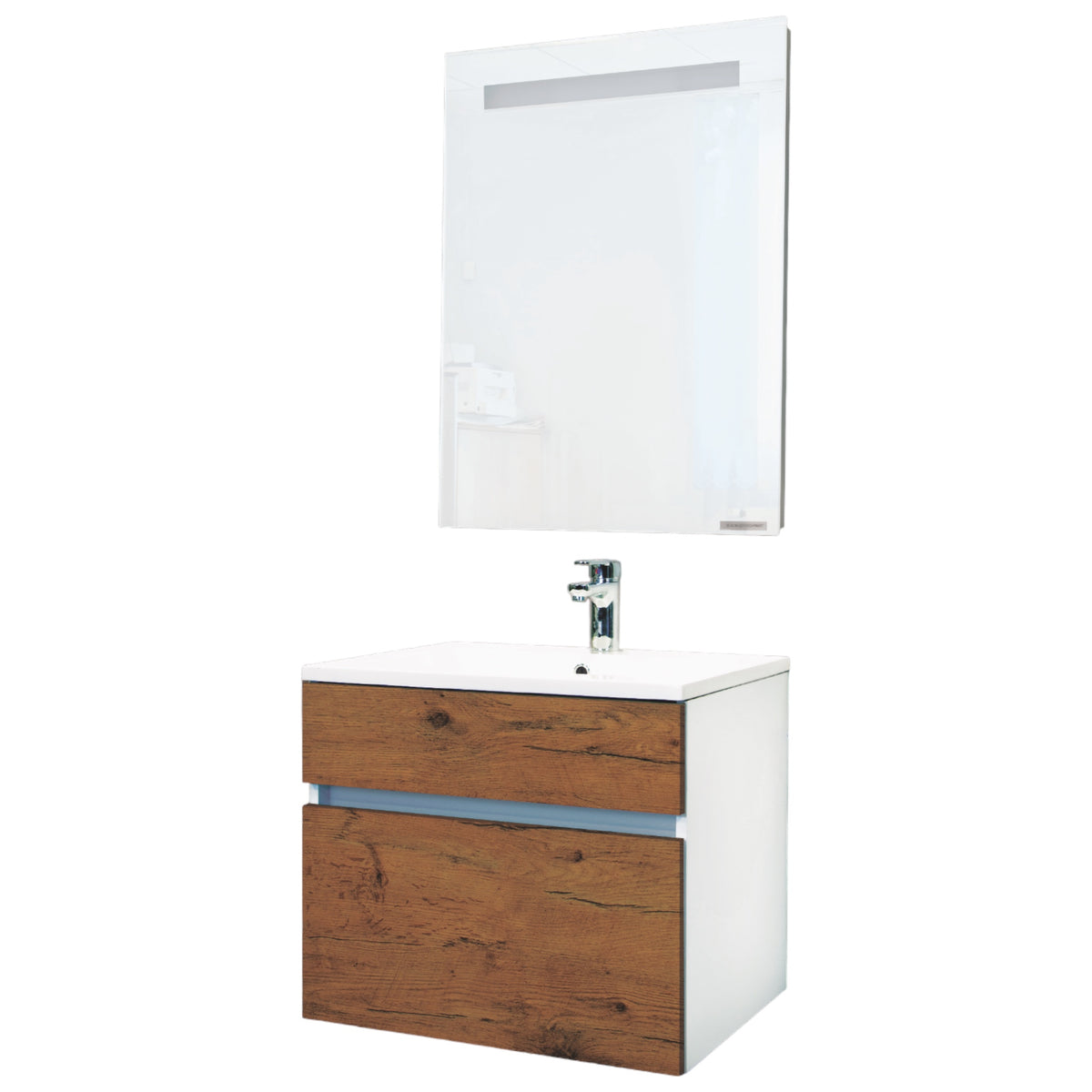 Vanity unit STELLA 60 antique oak 