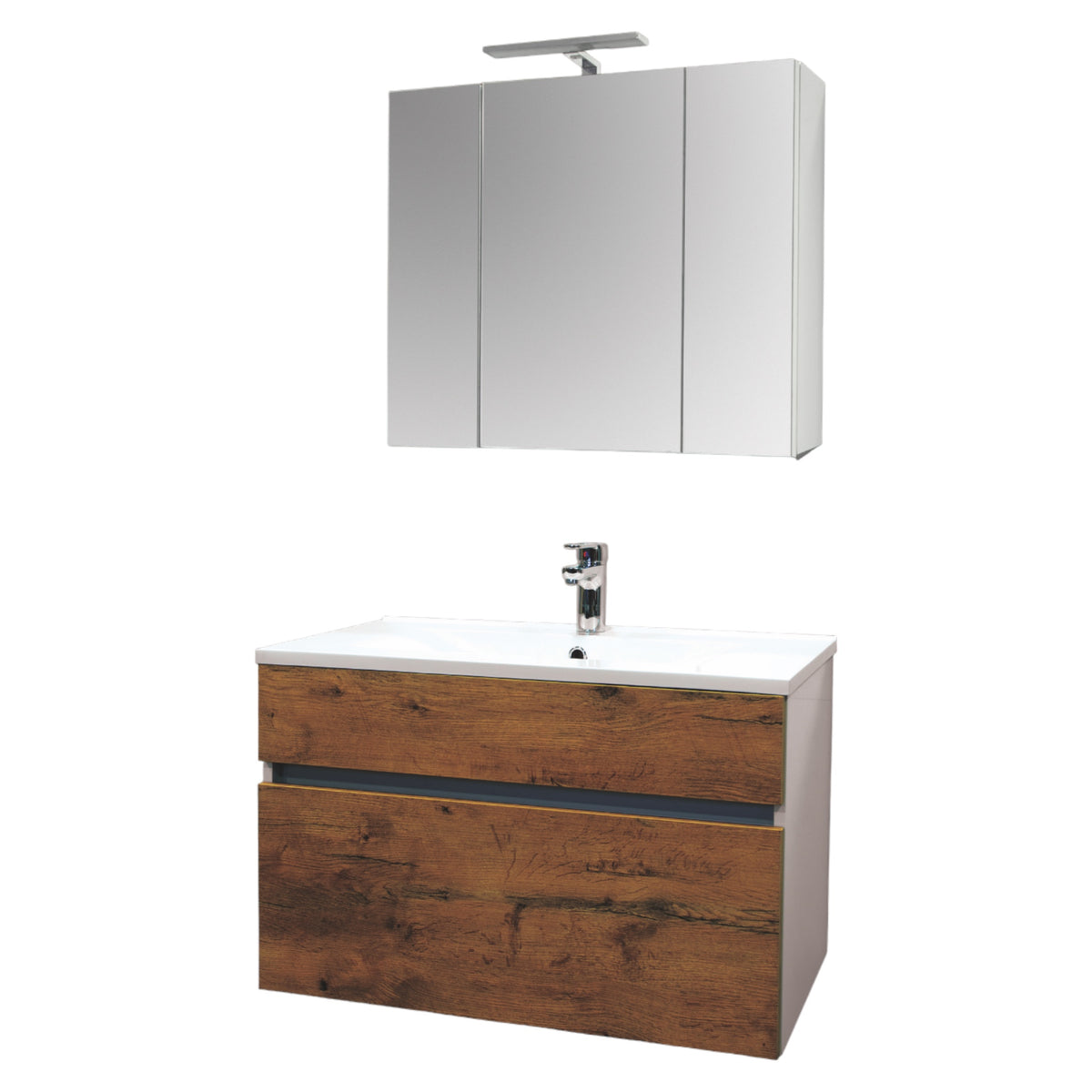Vanity unit STELLA 80 ANTIQUE OAK