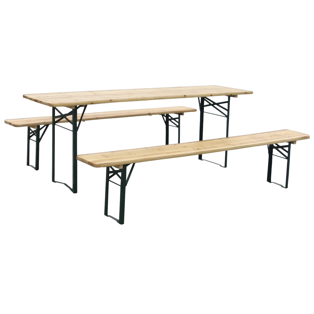 Bierzeltgarnitur Set 3-teilig 220 x 50 cm