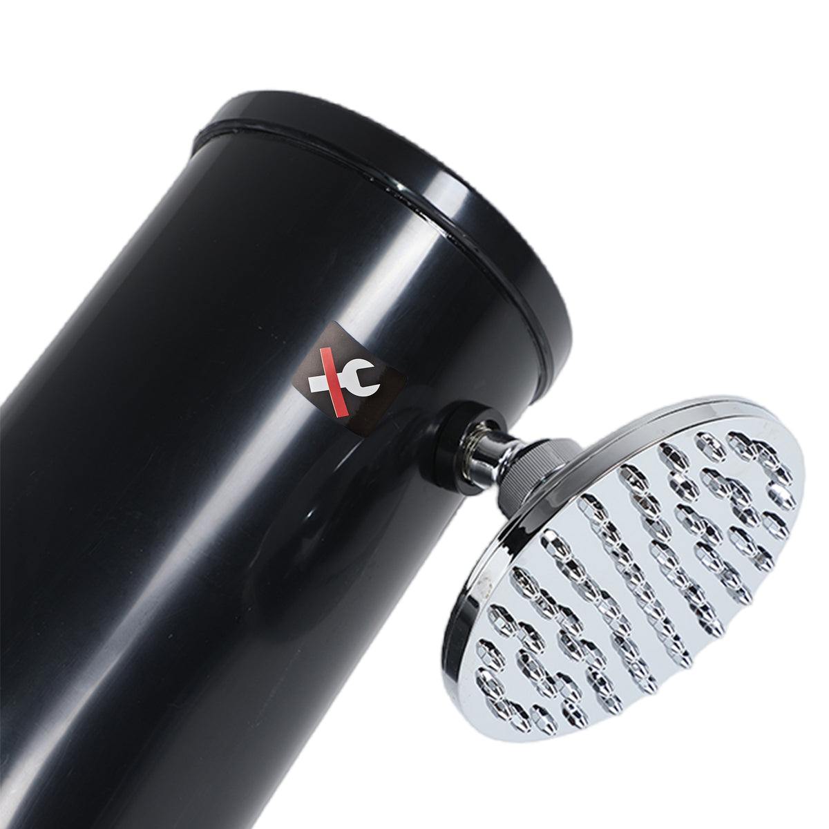 Curved 38L Outdoor Solar Shower – Black