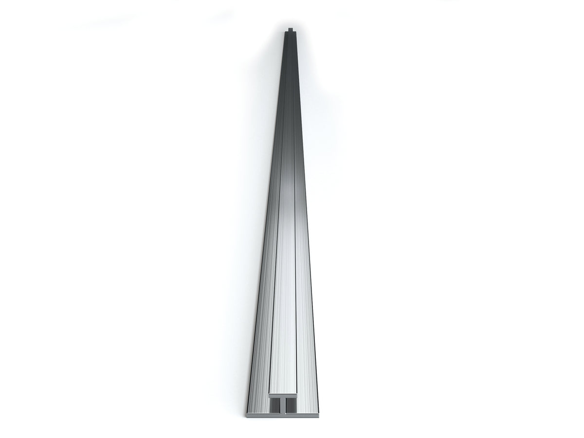Connection profile silver matt 255 cm