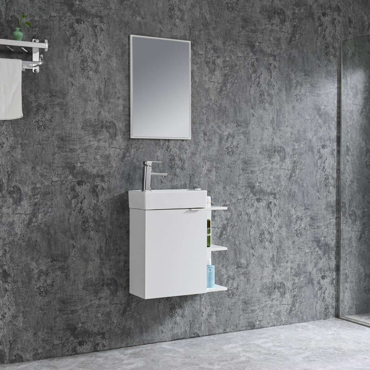 Conjunto mueble de baño CLOUD 55 BLANCO