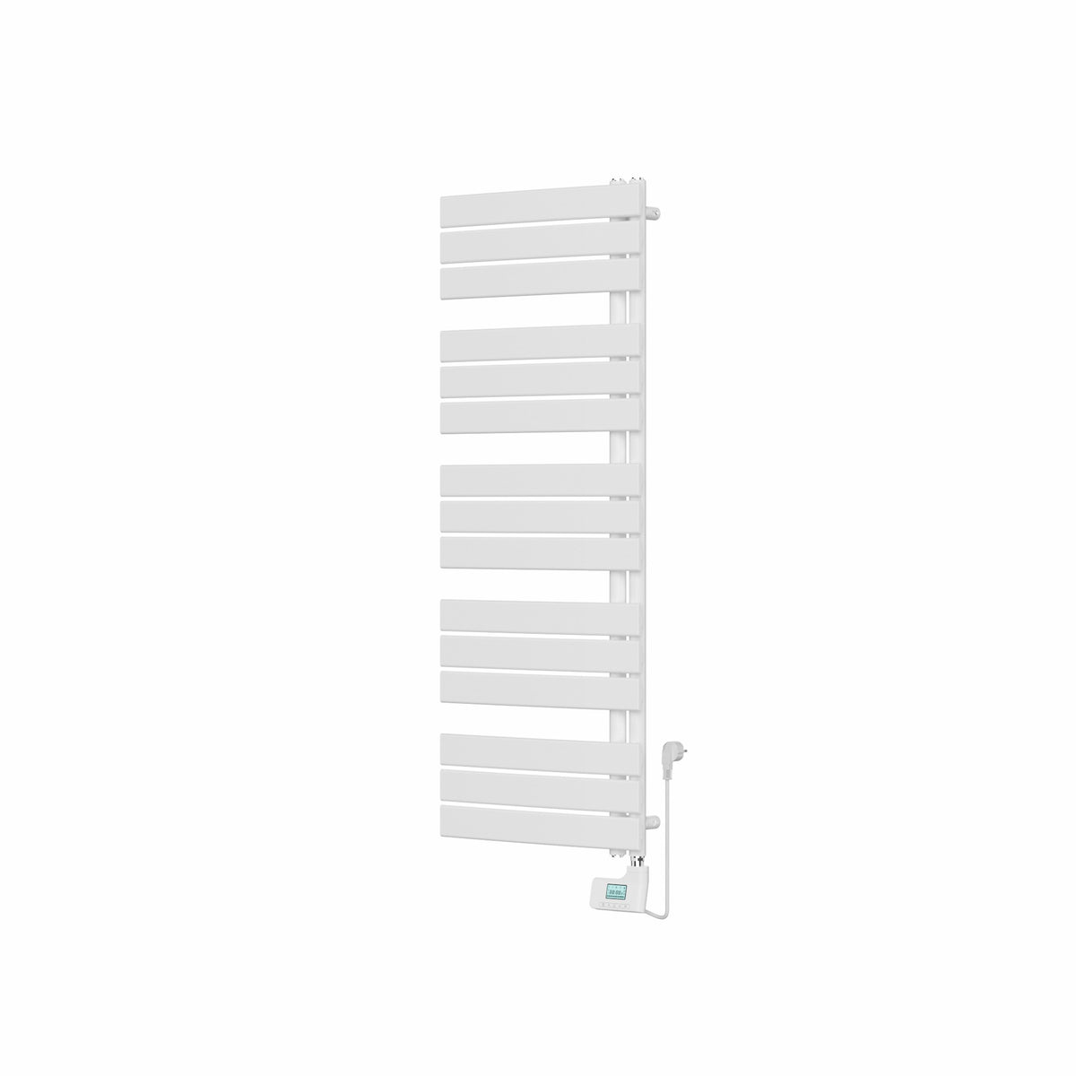 Elektrodesignheizkörper E-Salzburg, weiß, gebogen 138 x 55 cm