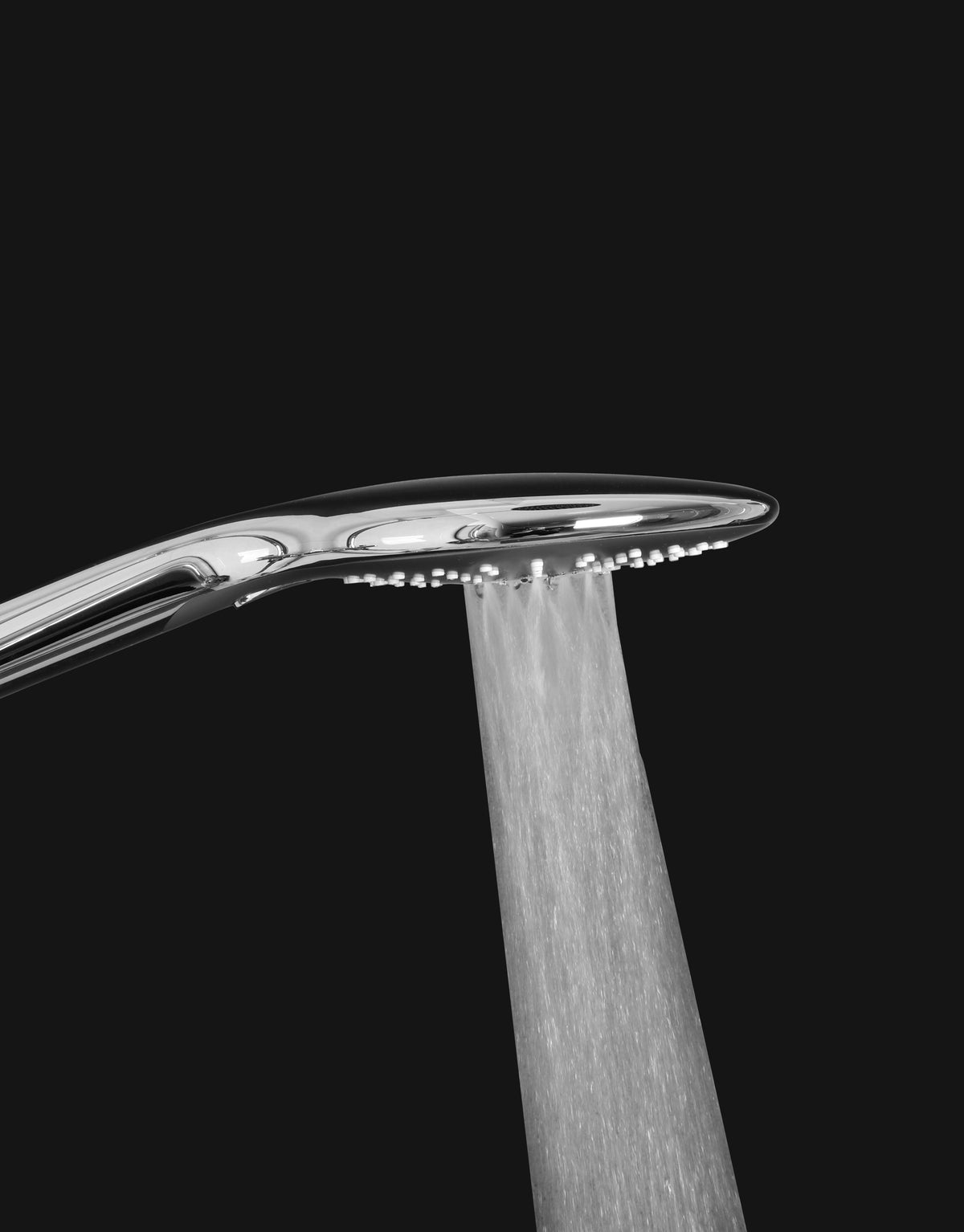 Hand shower in chrome 15 cm with 3 functions 