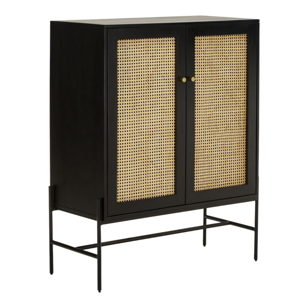Highboard Kesia mit Wiener Geflecht