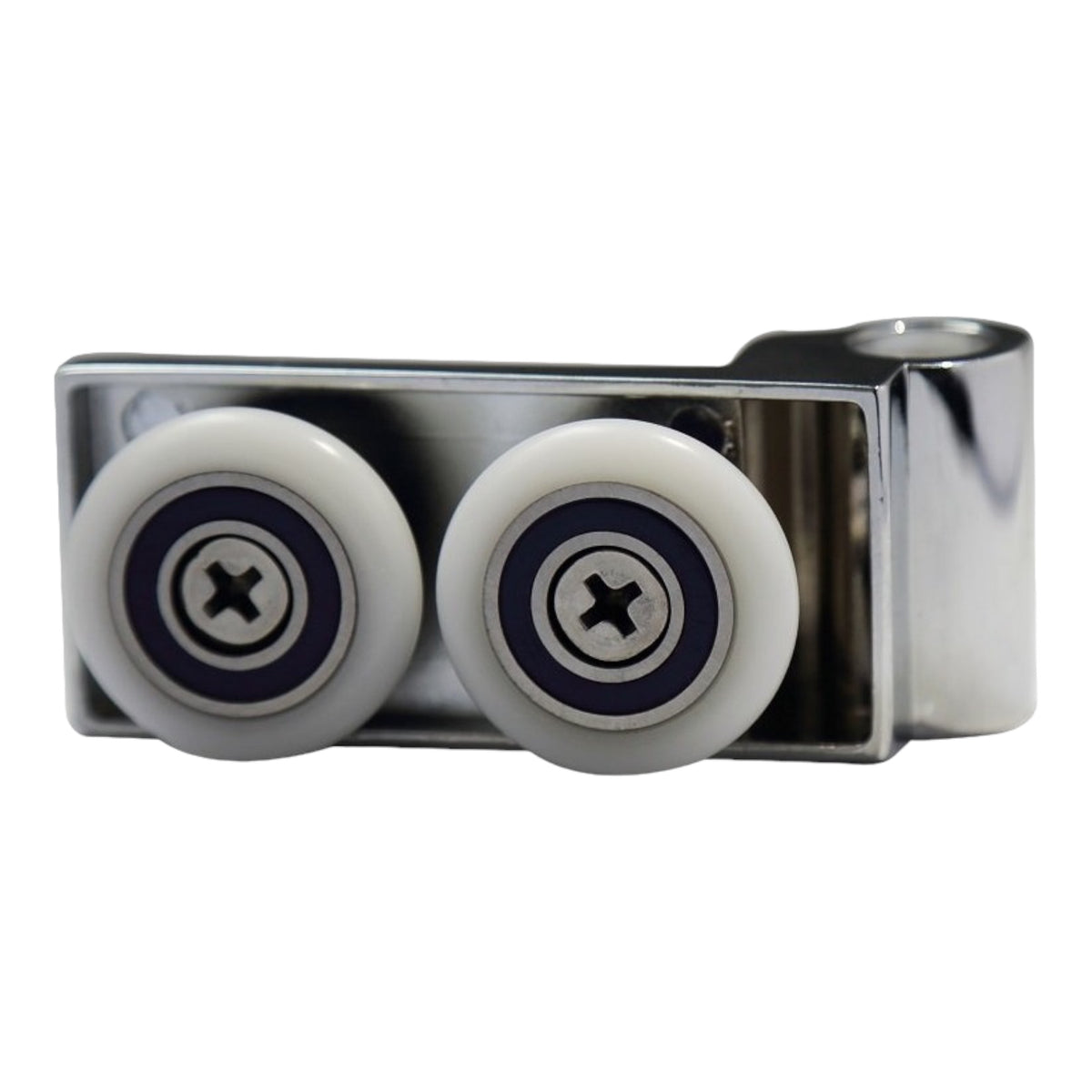 Double roller bottom 1 piece chrome/5 mm