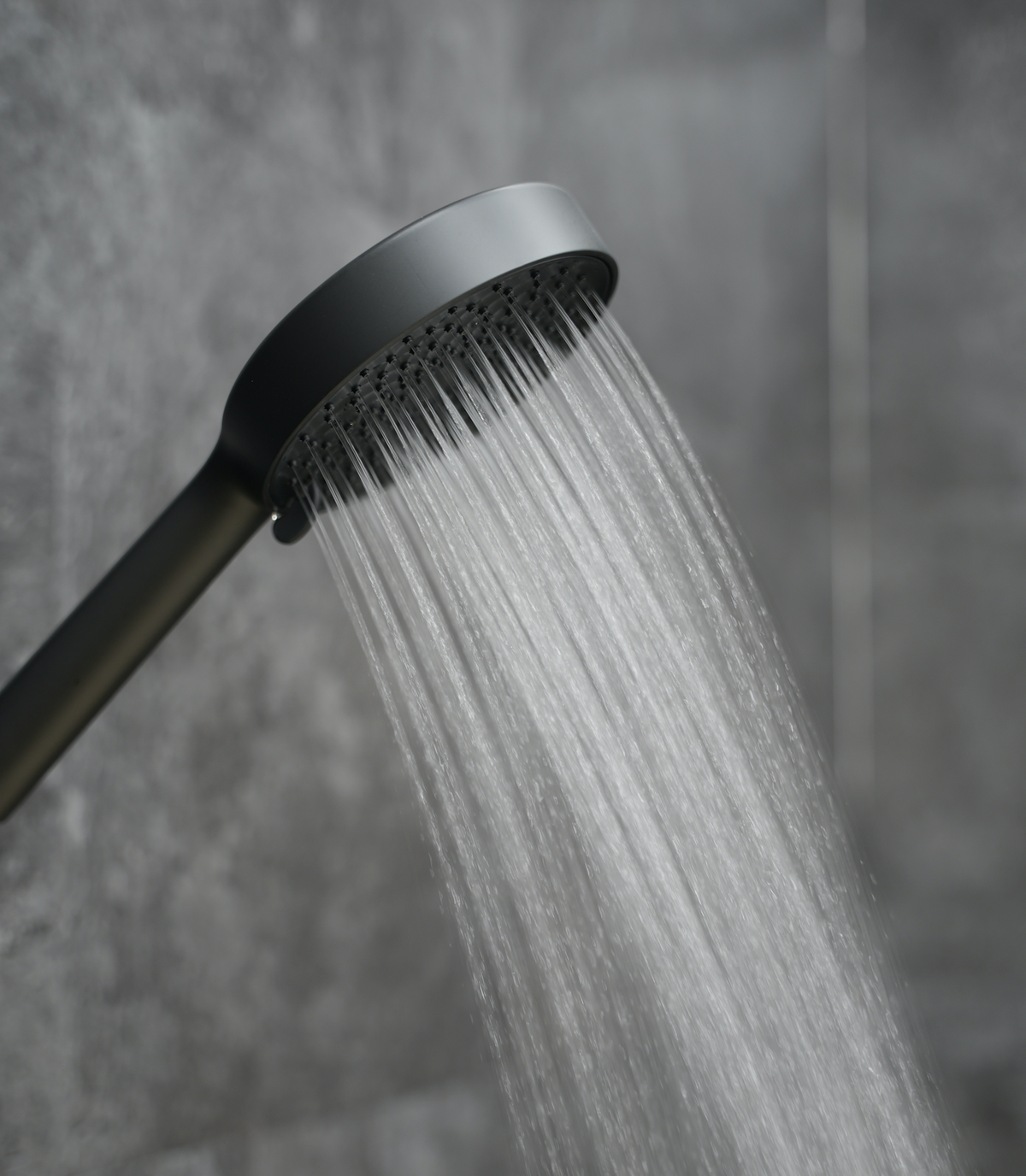 Hand shower in black with 3 functions 