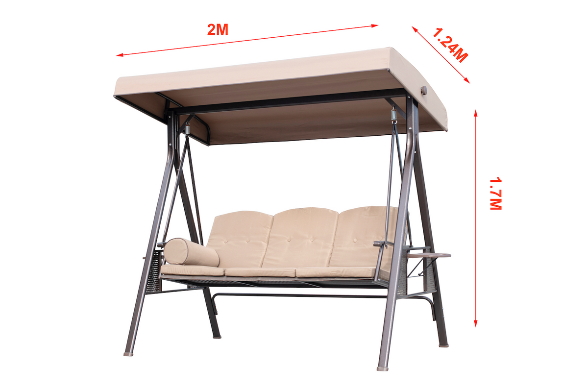 Columpio Hollywood beige 200x124x170 cm