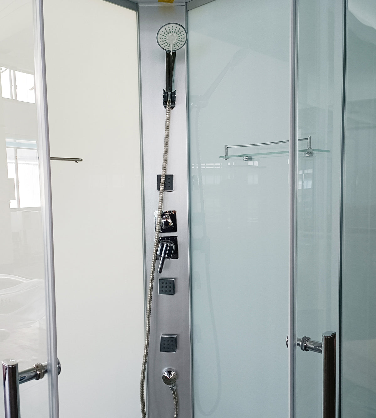 Complete Shower Unit TWIST 2 with Quick Assembly 90x90x215 cm