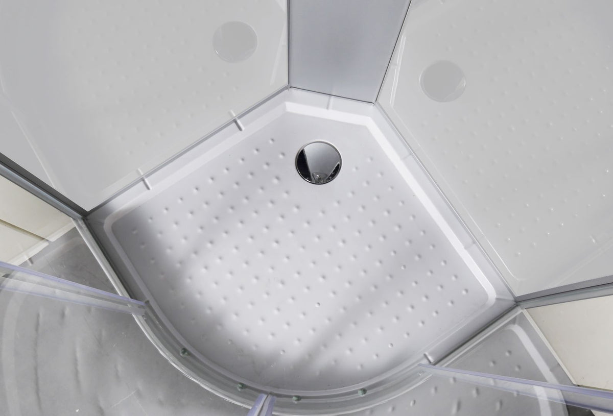 Complete shower unit RUMBA - with quick assembly 90x90x215 cm