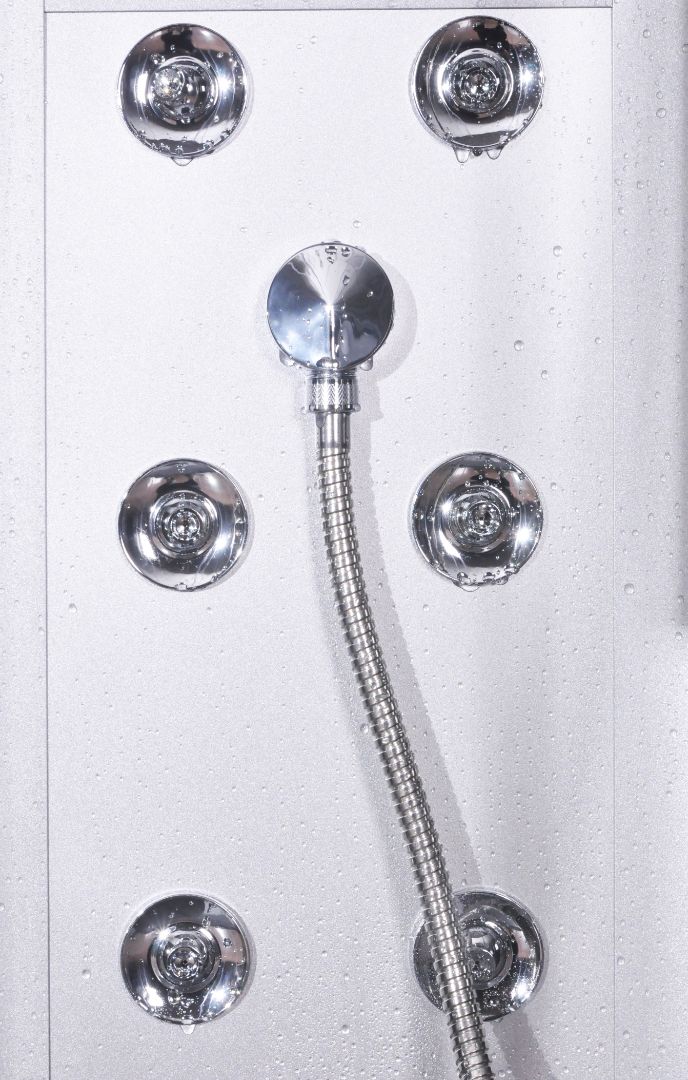 Komplettdusche COMFORT mit Schnellmontage 100x100x215 cm