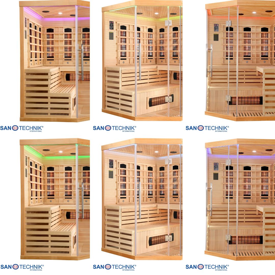 Infrared cabin DELUXE for 3-4 people