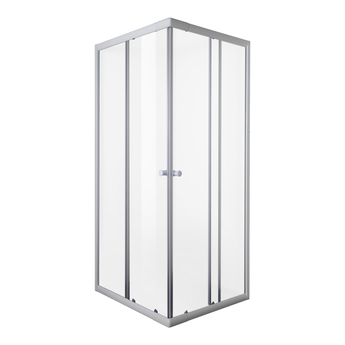 SANODUSCH Corner Shower 78.5-90x78.5-90x190 cm | Clear Glass