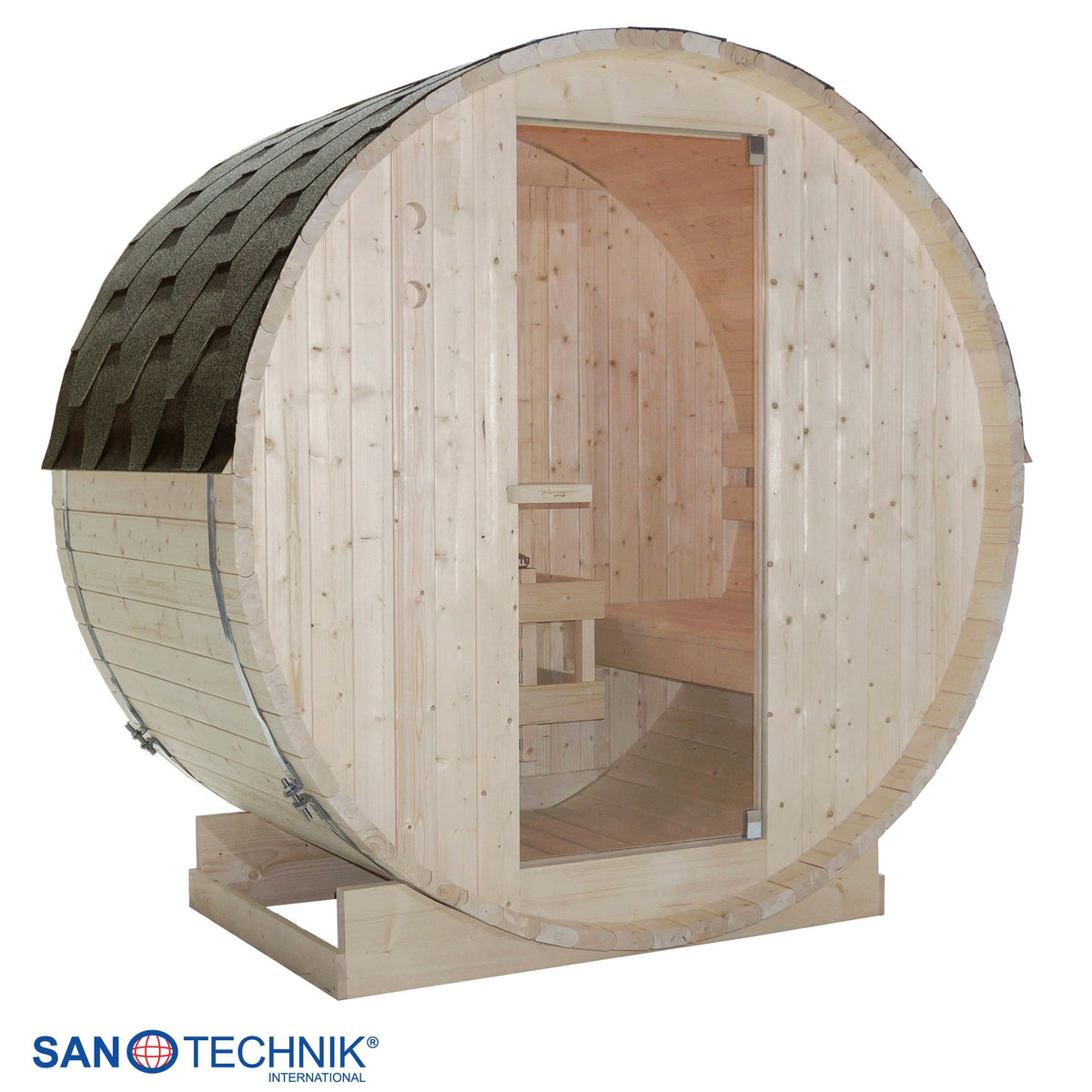 Outdoor barrel sauna TROMSÖ M for 2 people