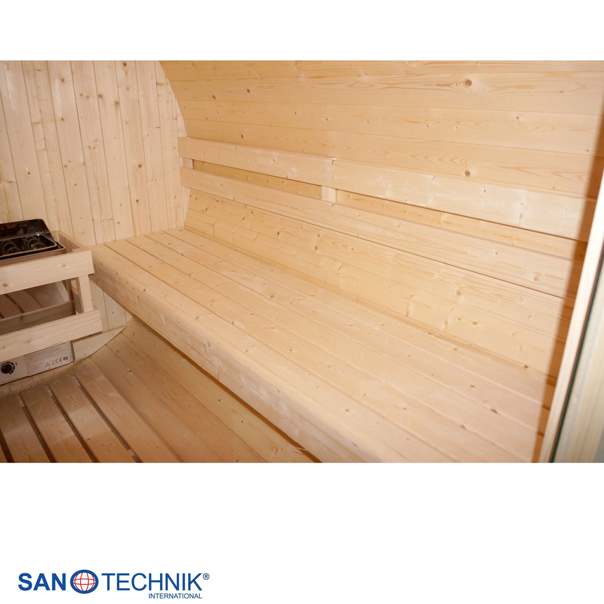 Outdoor barrel sauna TROMSÖ XL for 6 people