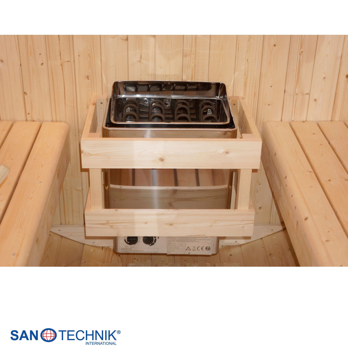 Outdoor barrel sauna TROMSÖ XL for 6 people