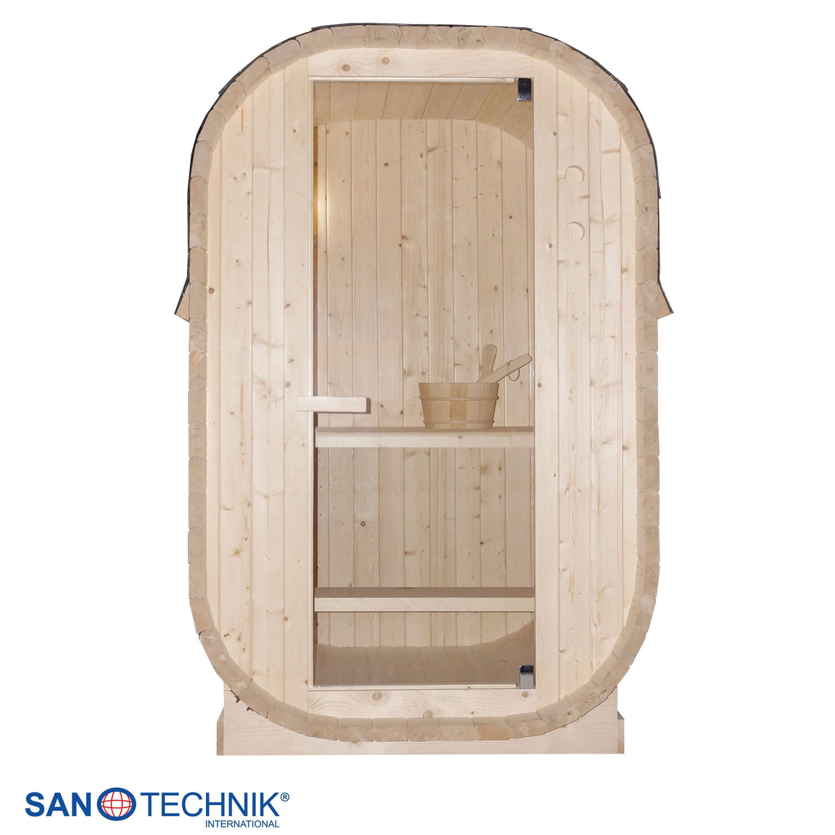 Sauna de barril al aire libre LINDHOLM para 1-2 personas