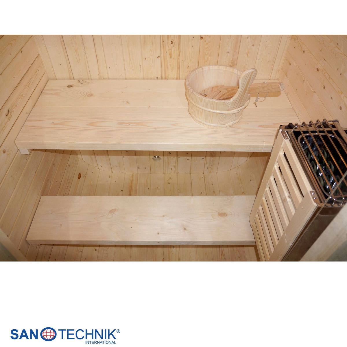 Sauna de barril al aire libre LINDHOLM para 1-2 personas