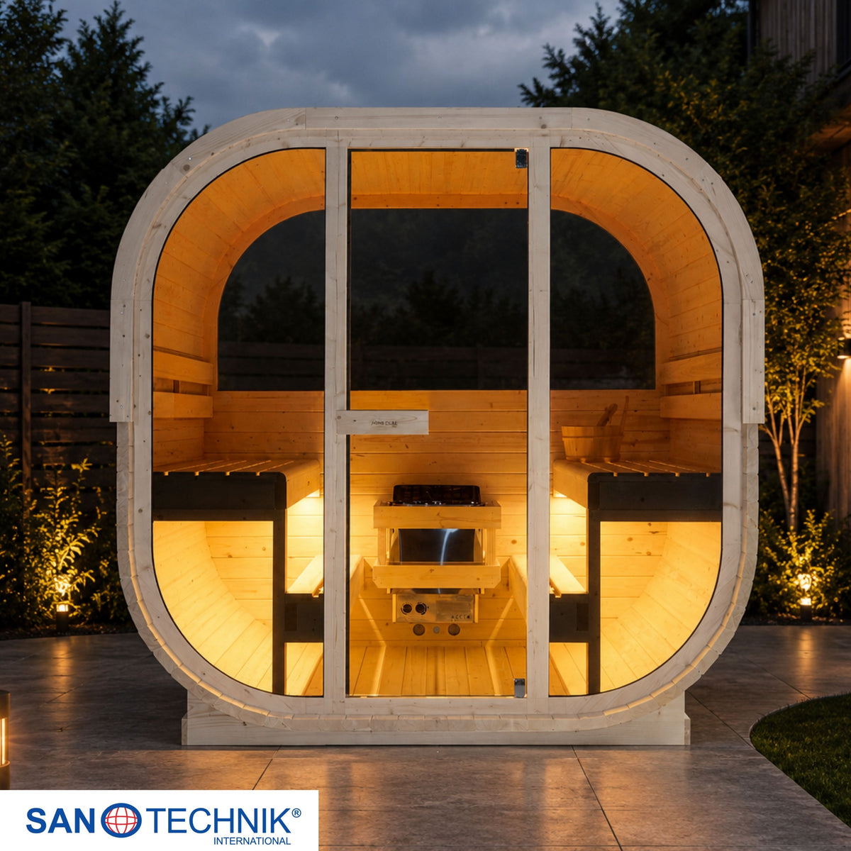 Outdoor sauna HANKO for 6 people