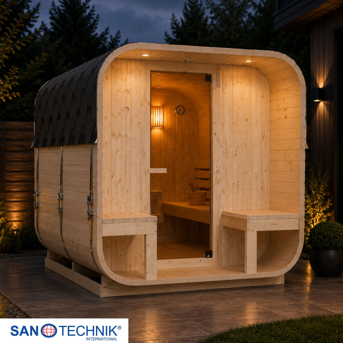 Outdoorsauna GÖTEBORG für 4 Personen