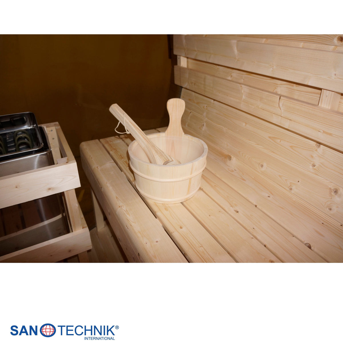 Outdoor Sauna NYBORG M für 4 Personen