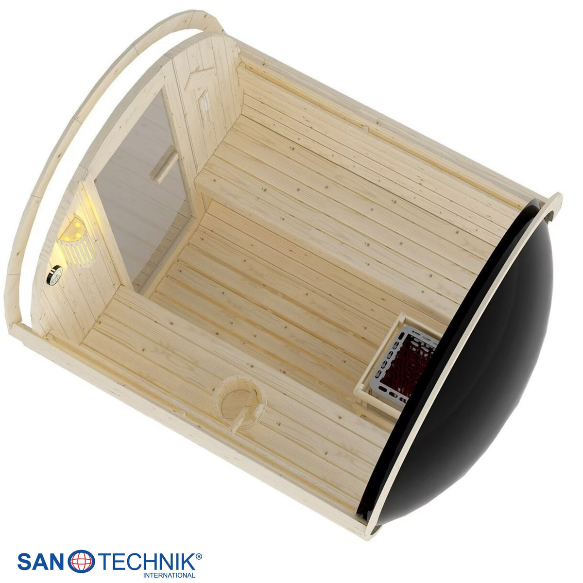 Outdoor Sauna NYBORG M für 4 Personen