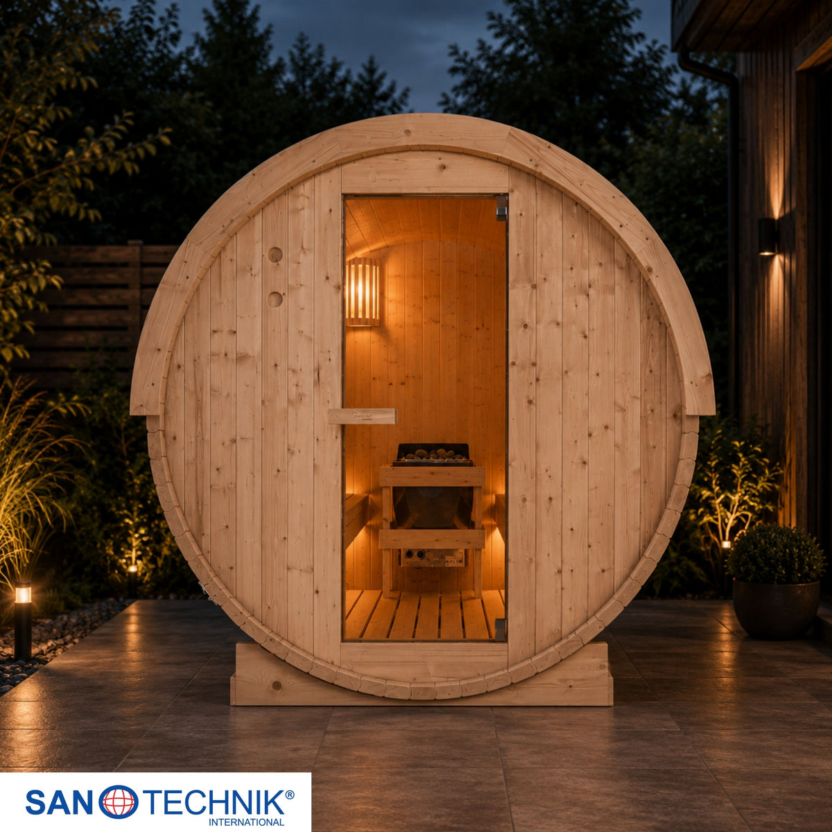 Outdoor Sauna NYBORG L für 6 Personen