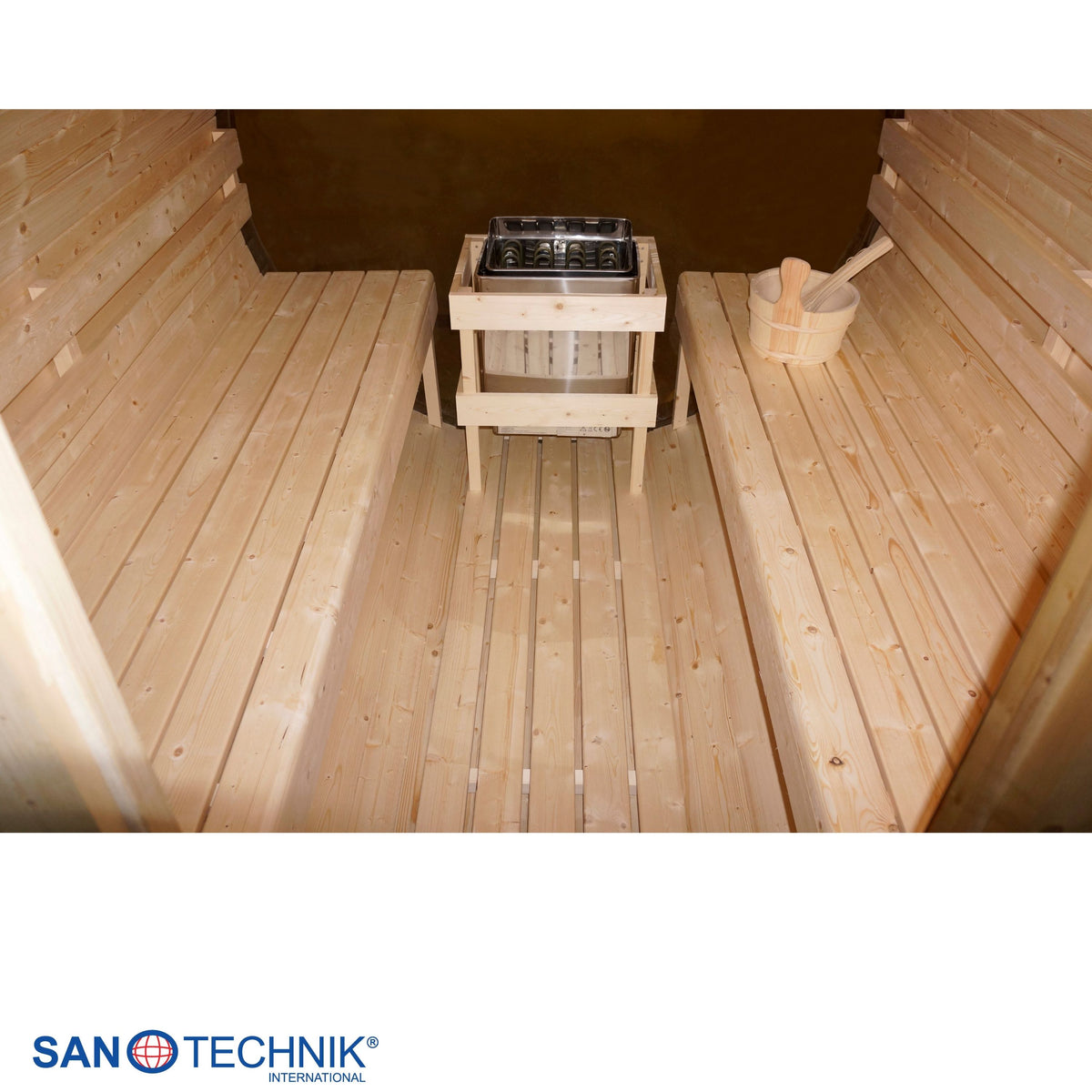 Outdoor Sauna NYBORG L für 6 Personen