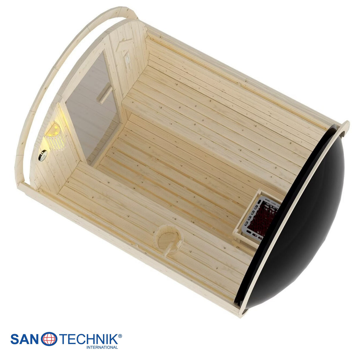 Outdoor Sauna NYBORG L für 6 Personen