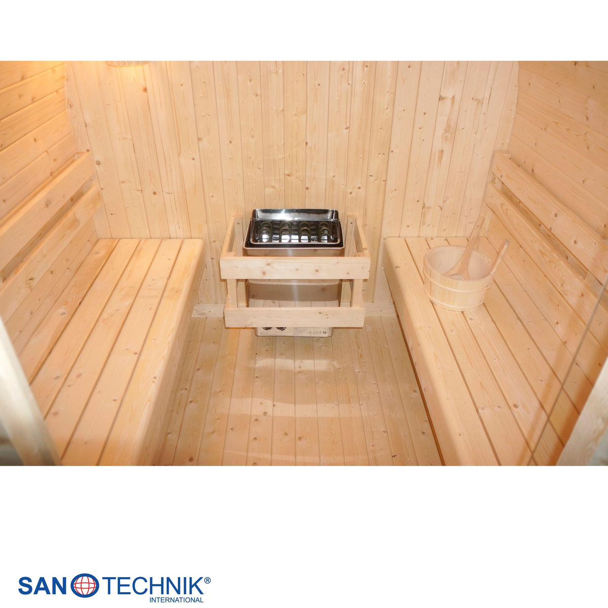 Outdoor sauna ISLAND XL for 4 people
