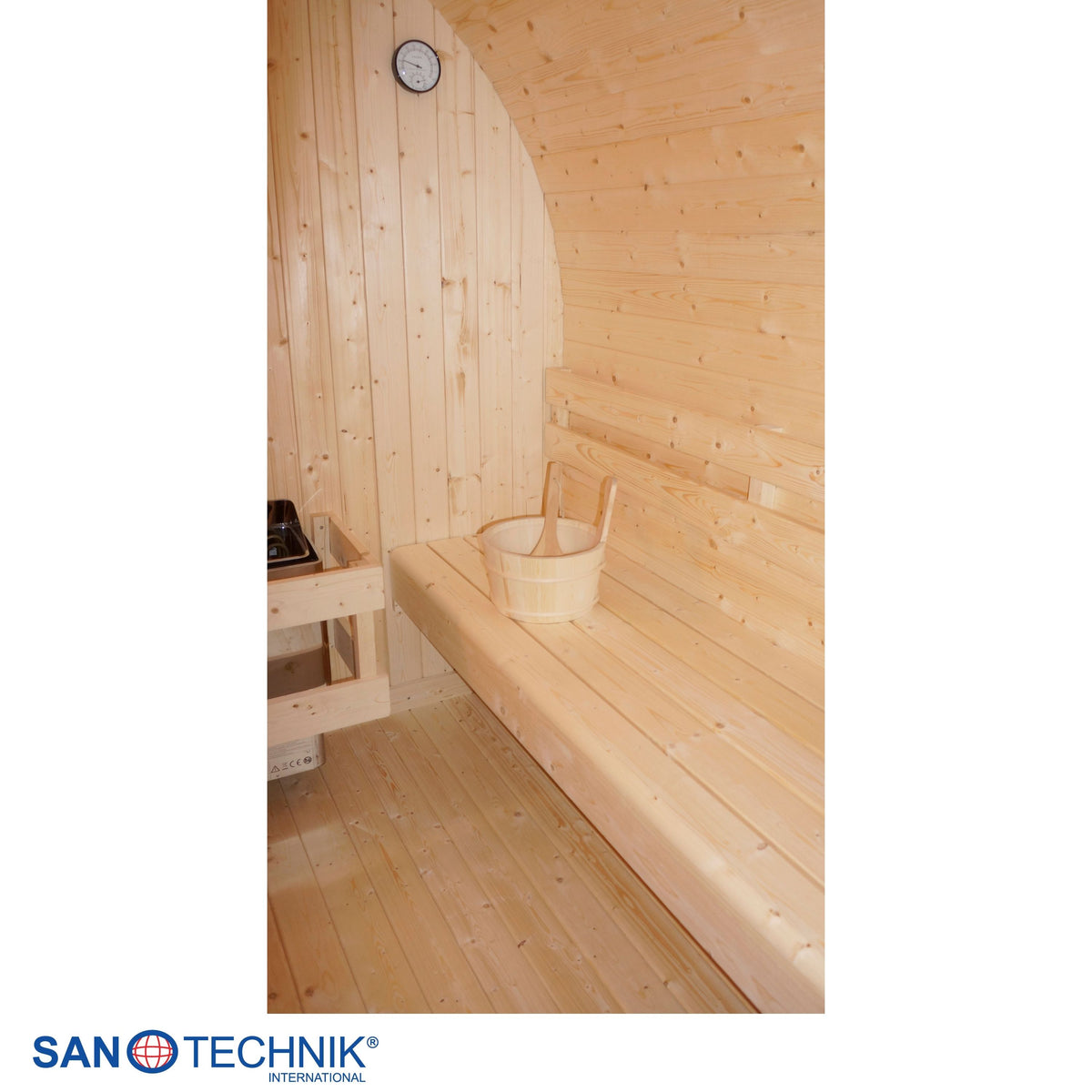 Outdoor sauna ISLAND XL for 4 people