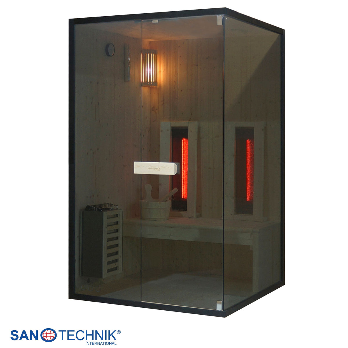 Sauna & Infrarotkabine GLACIER M für 2 Personen