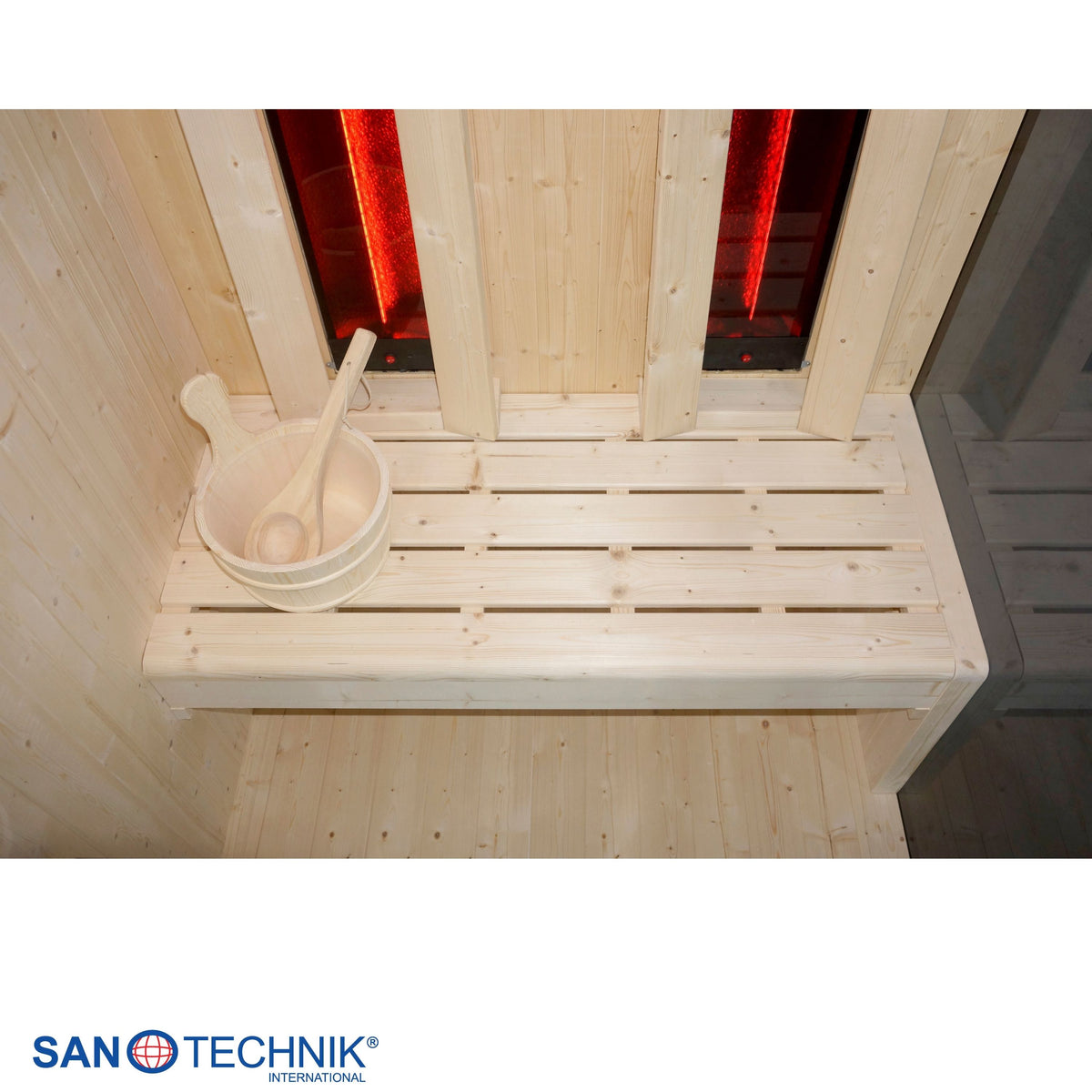 Sauna & Infrarotkabine GLACIER M für 2 Personen