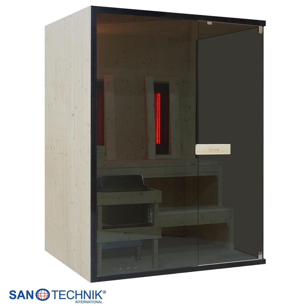 Sauna & Infrarotkabine GLACIER L für 2-3 Personen