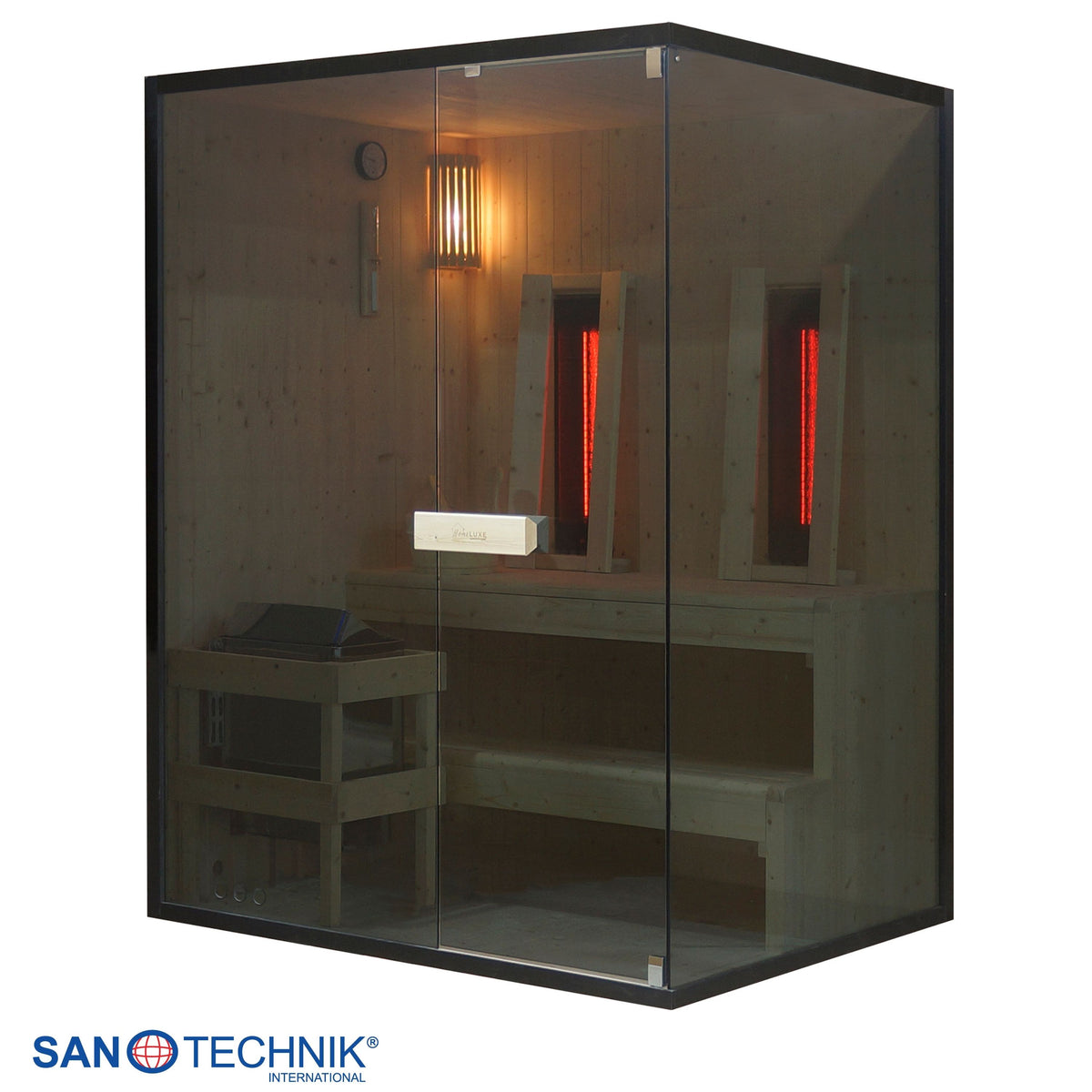 Sauna & Infrarotkabine GLACIER L für 2-3 Personen