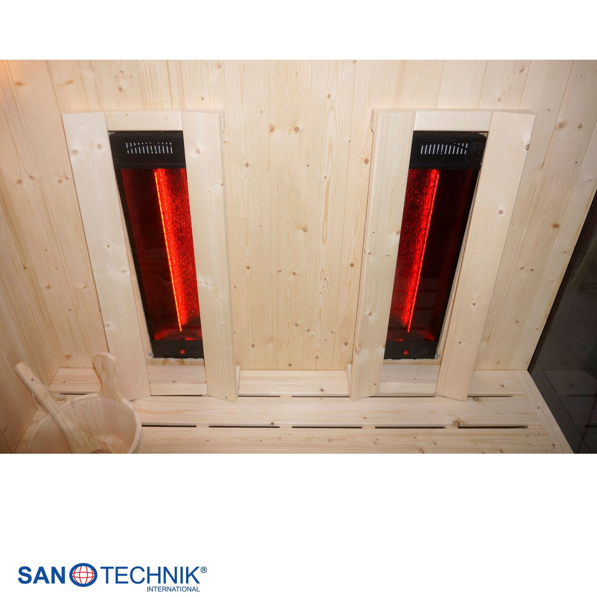 Sauna & Infrarotkabine GLACIER L für 2-3 Personen