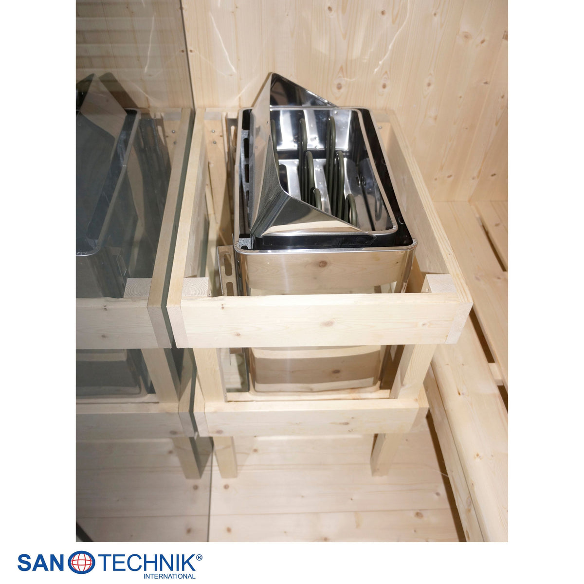 Sauna & Infrarotkabine GLACIER L für 2-3 Personen