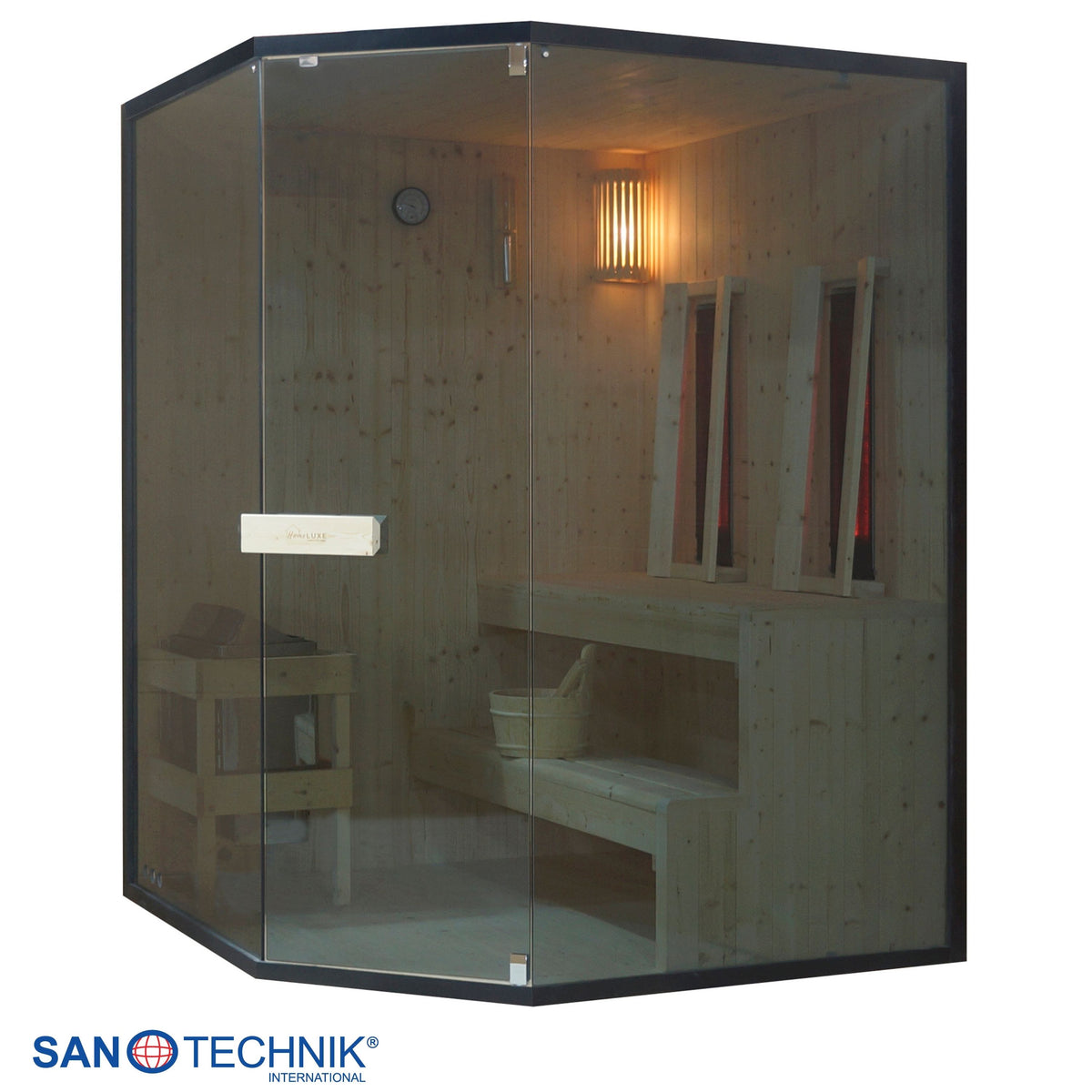 Sauna & Infrarotkabine GLACIER XL für 2-3 Personen