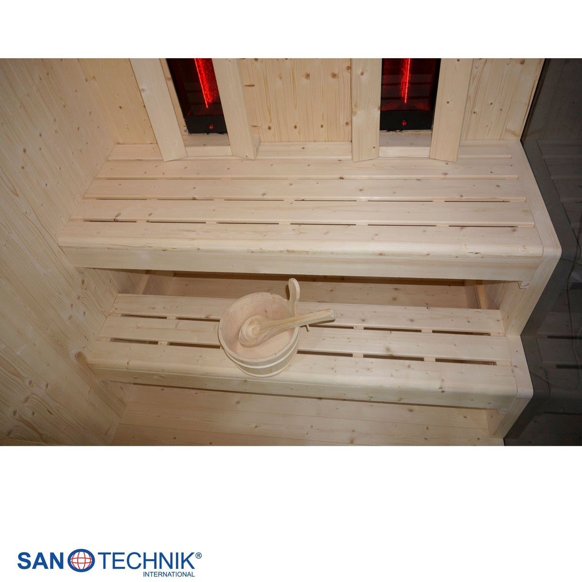 Sauna & Infrarotkabine GLACIER XL für 2-3 Personen