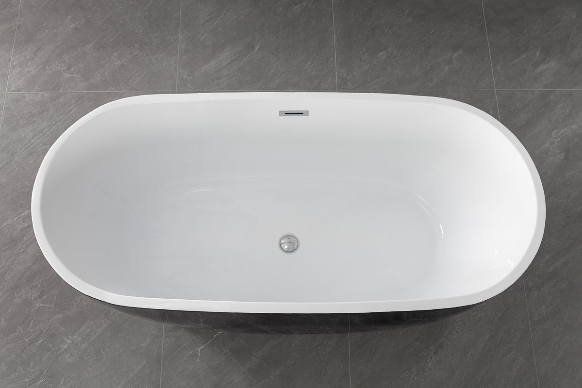 Freestanding bathtub CUBA 170x75x58 cm