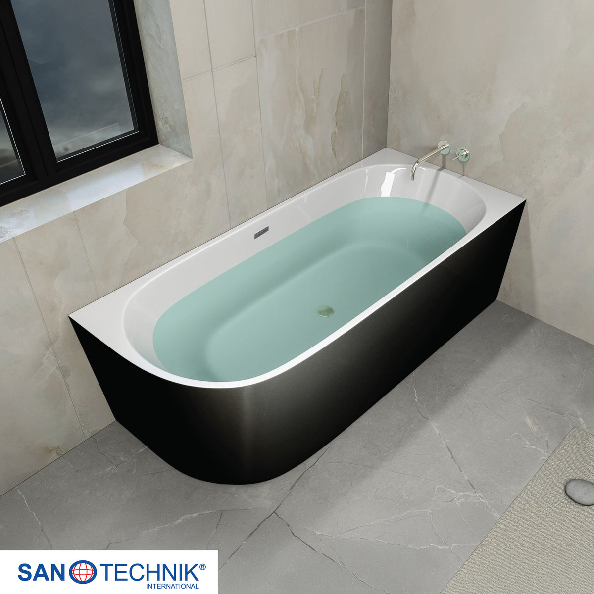 Eckbadewanne Jamaica rechts 170x75x58cm