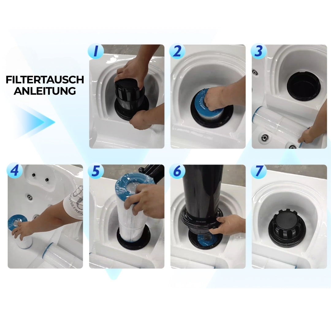 Whirlpool Ersatz Wasserfilter-Kartusche für SPA30 (SPLIT)