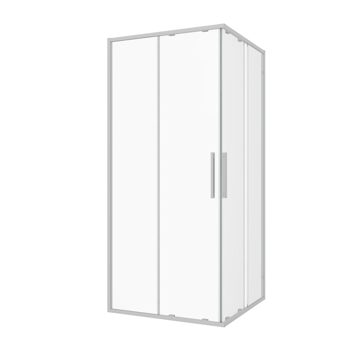 Corner Shower Sliding Door SLIMLINE Chrome Easy-Clean | 5 Different Sizes