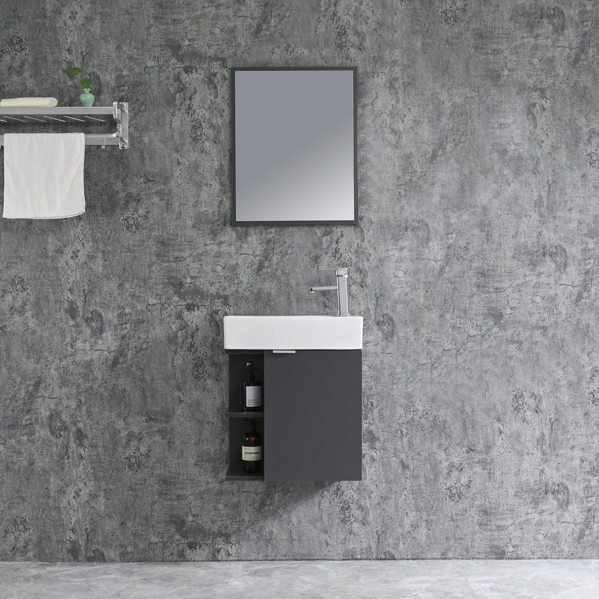 Conjunto mueble de baño PRIMAVERA 50 GRIS