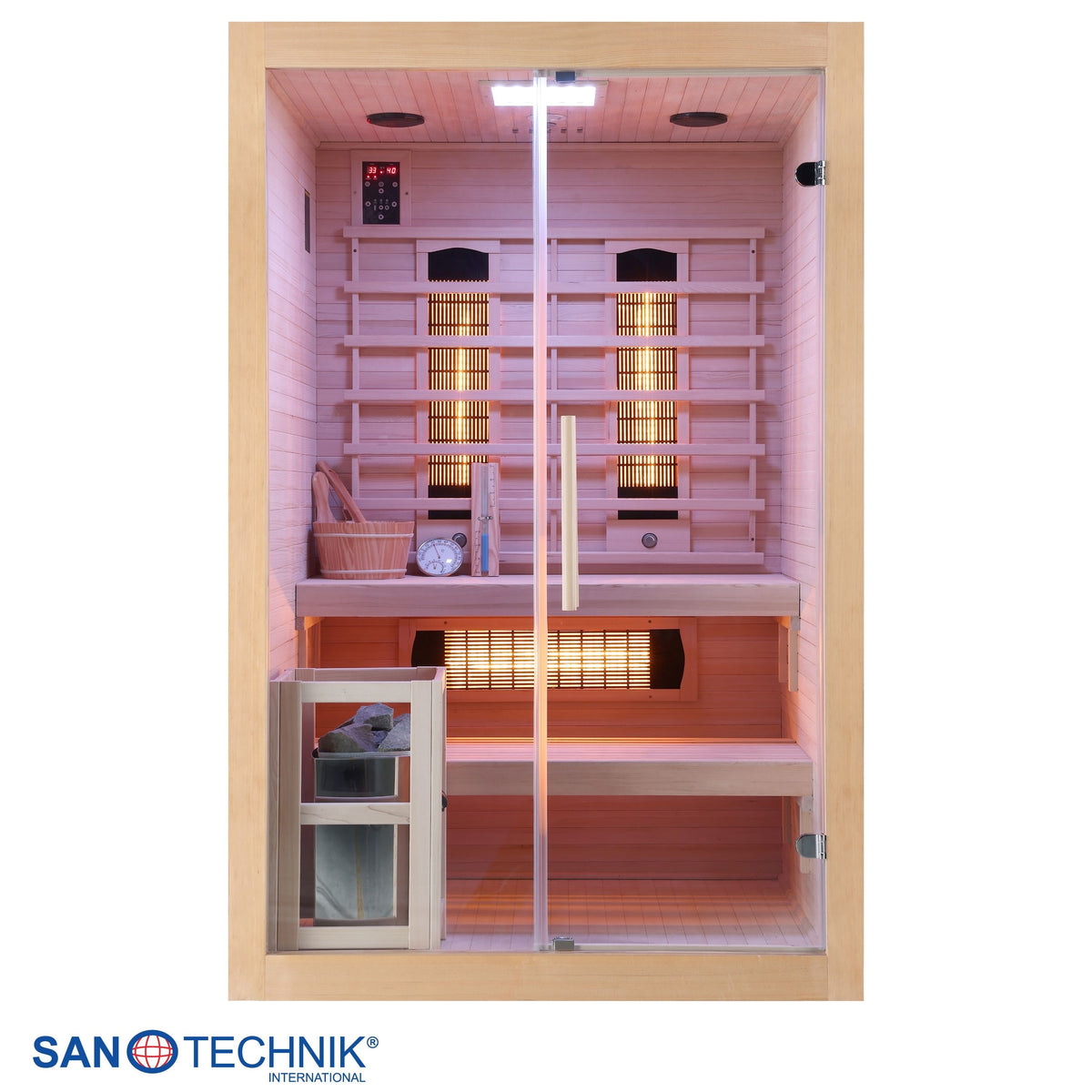 Infrared and Finnish sauna TWINCOMBI for 2 people