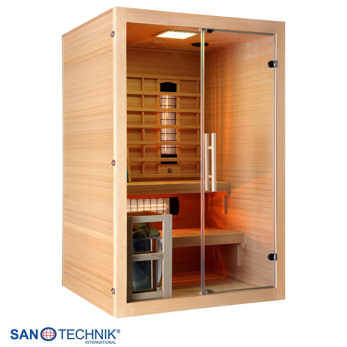 Infrared and Finnish sauna TWINCOMBI for 2 people