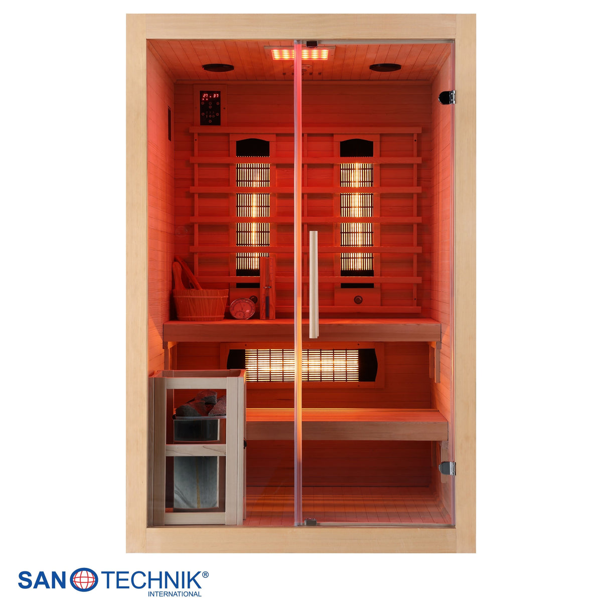 Infrared and Finnish sauna TWINCOMBI for 2 people